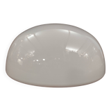 art deco white opaline globe for ceiling light diameter 20cm height 10.5cm