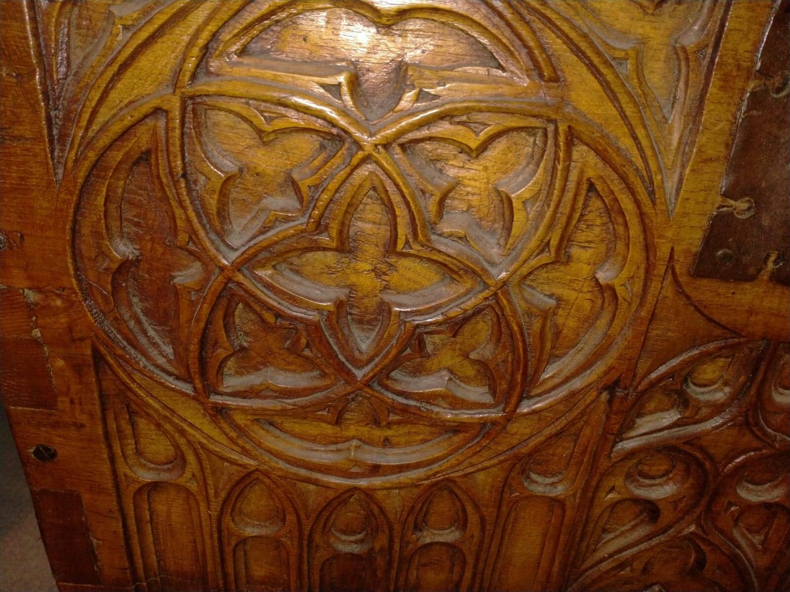 Ancient Gothic chest