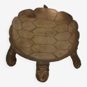 Brass turtle tray