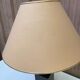Table lamp by Le Dauphin Recency black and gold ceramic