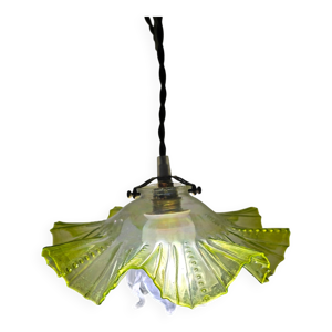 suspension lumineuse - verre transparent