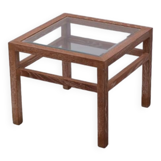 Solid oak coffee table, 1980
