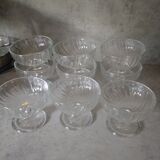 Set of 6 glass cups