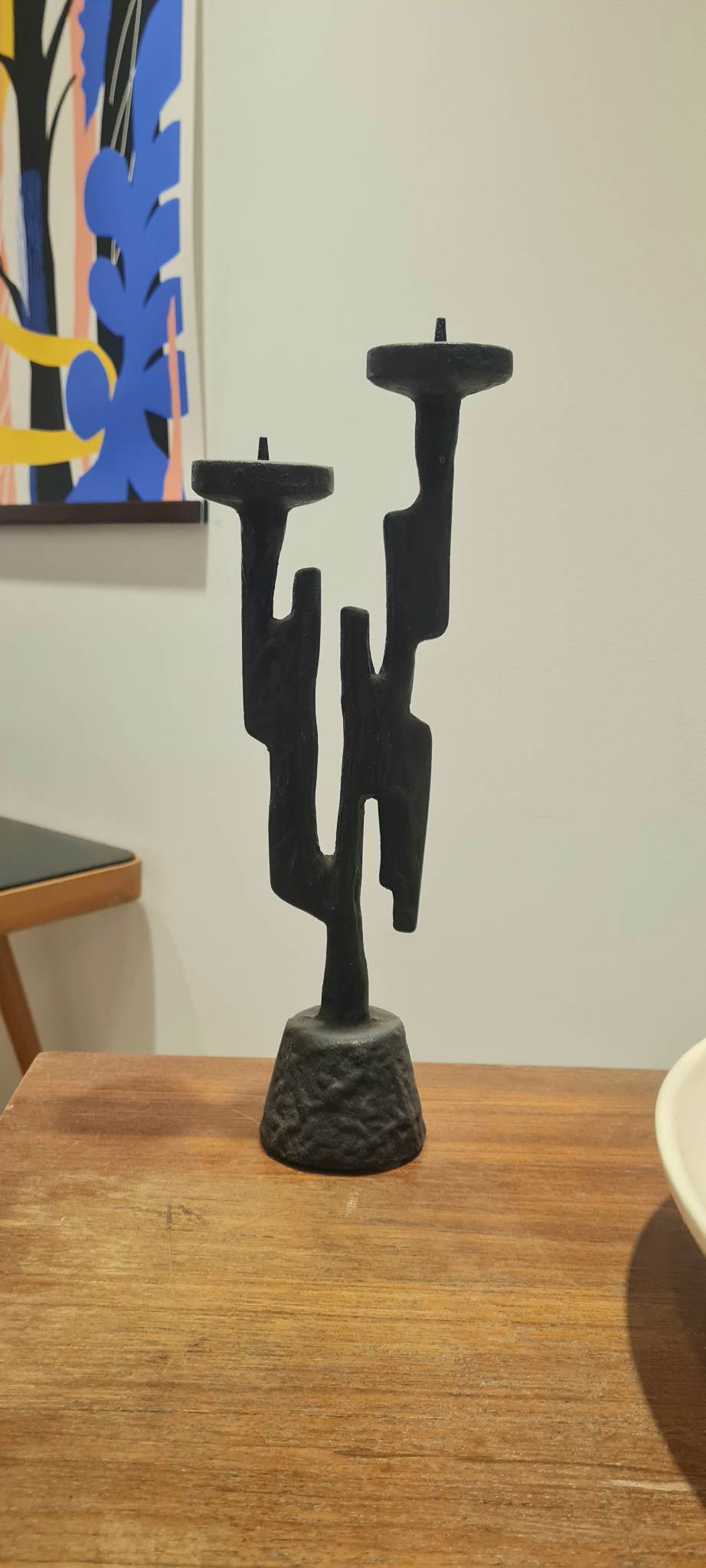 Brutalist candelabra
