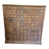 Furniture of trade 70 drawers in chene