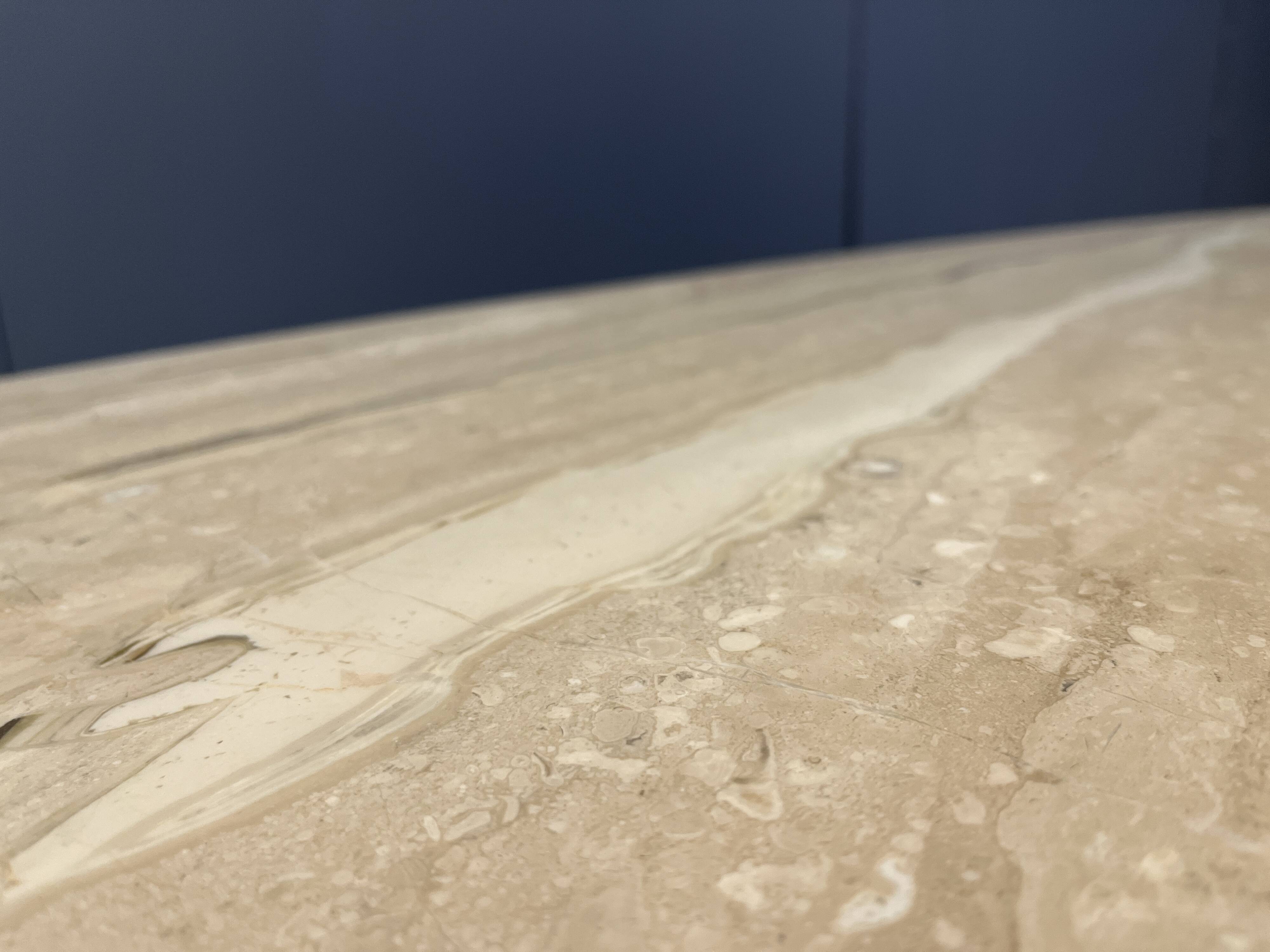 Vintage marble dining table, 1970s