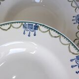 4 vintage deep plates from St Amand 220643