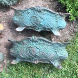 Antique cast iron planter