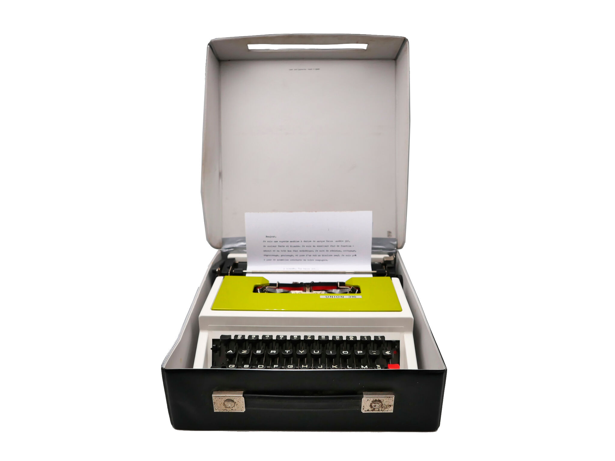 Typewriter Union 316 ditto Underwood 315 green revised ribbon new