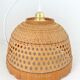 Suspension osier cannage et bambou