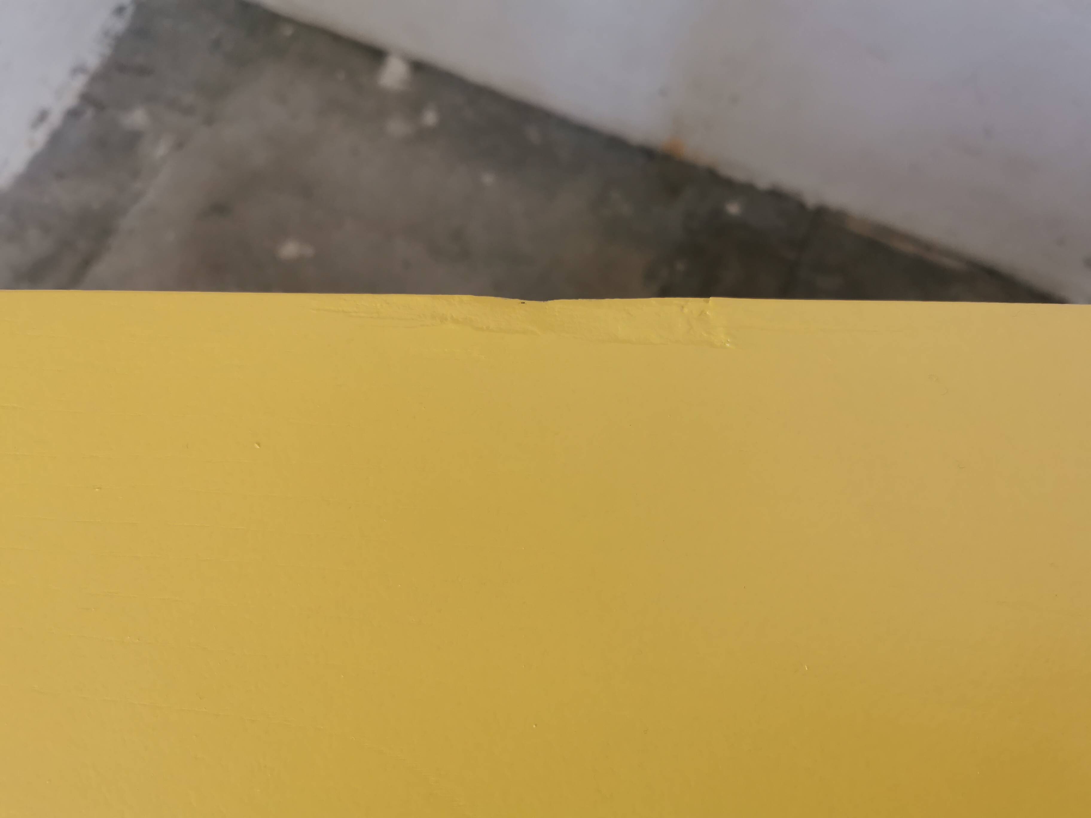 Small vintage blond wood sideboard