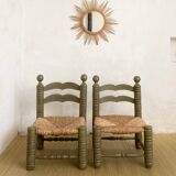 Pair of Charles Dudouyt style chairs