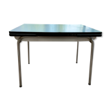 Blue formica table