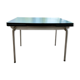 Blue formica table