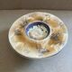 Ceramic candle holder in crystalline glaze