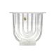 Modern crystal vase / ice bucket, Laura Griziotti for Arnolfo di Cambio 196