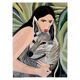 Wolf girl painting