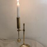Brass gyroscopic candlestick Ilse Ammonsen Denmark 1950