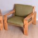 Pair of Bonanza Armchairs by E. Pajamies for Asko, Finland, 1960s