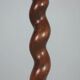 Column, ancient walnut pedestal, Italy, late 19th century