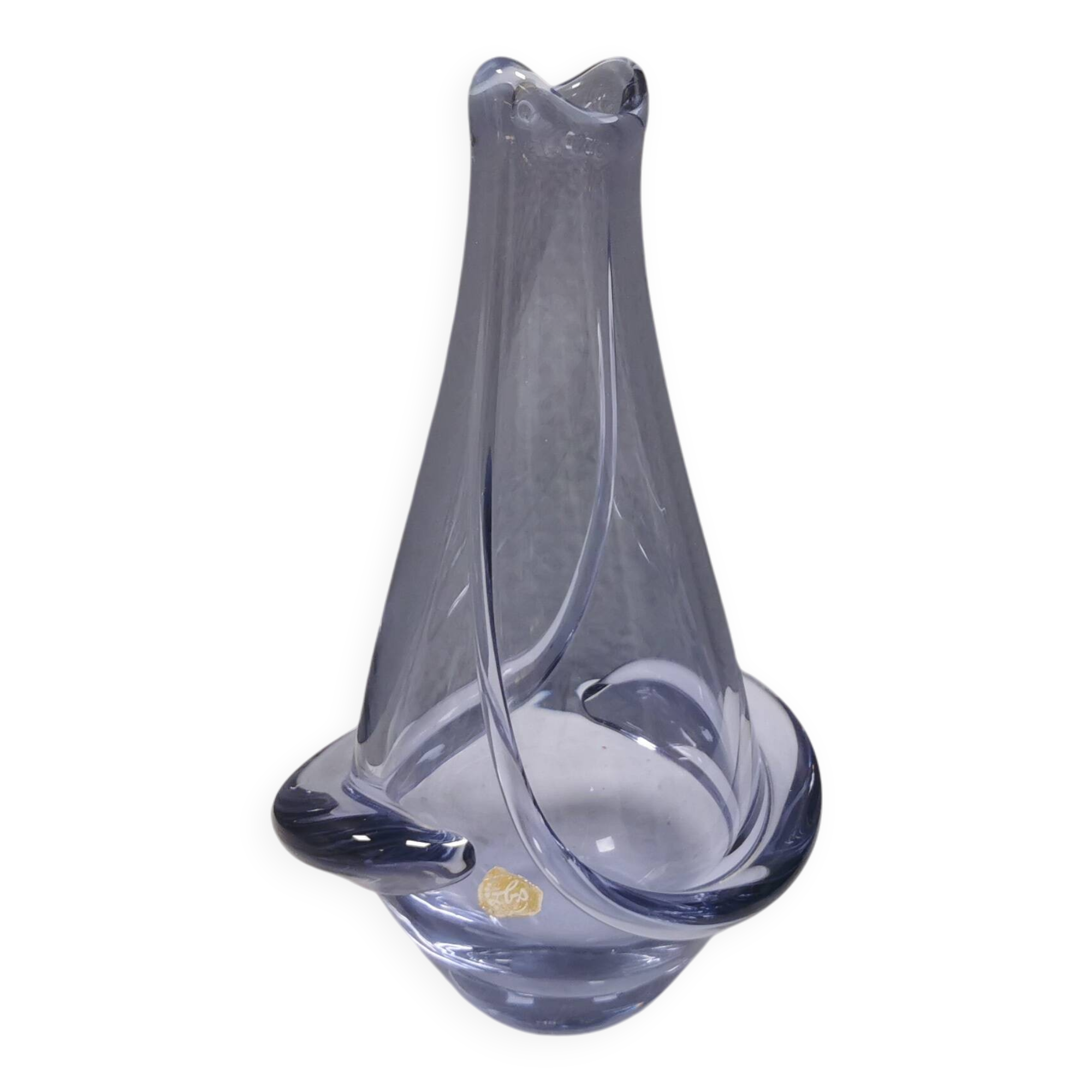 Bohemian vase by Frantisek Zemek Czech Republic 1950-60s