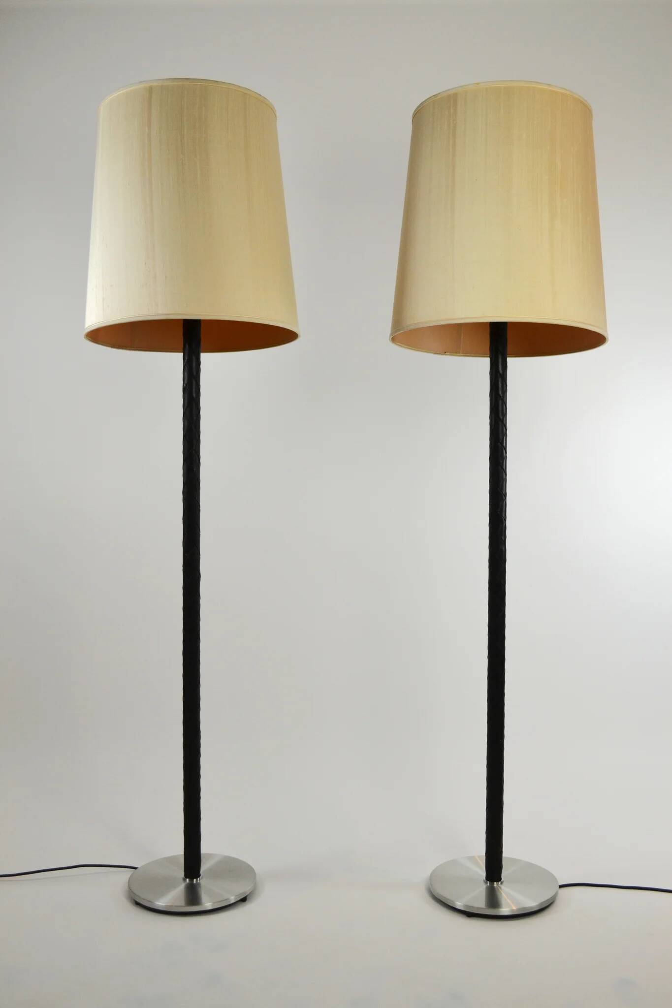 A Pair Of “Flet” Floor Lamps by Jo Hammerborg for Fog & Mørup, Denmark – 1960s