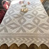 Vintage crochet bedspread