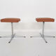 Set of two mid-century swivel stools, The Netherlands