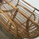 Vintage rattan cradle