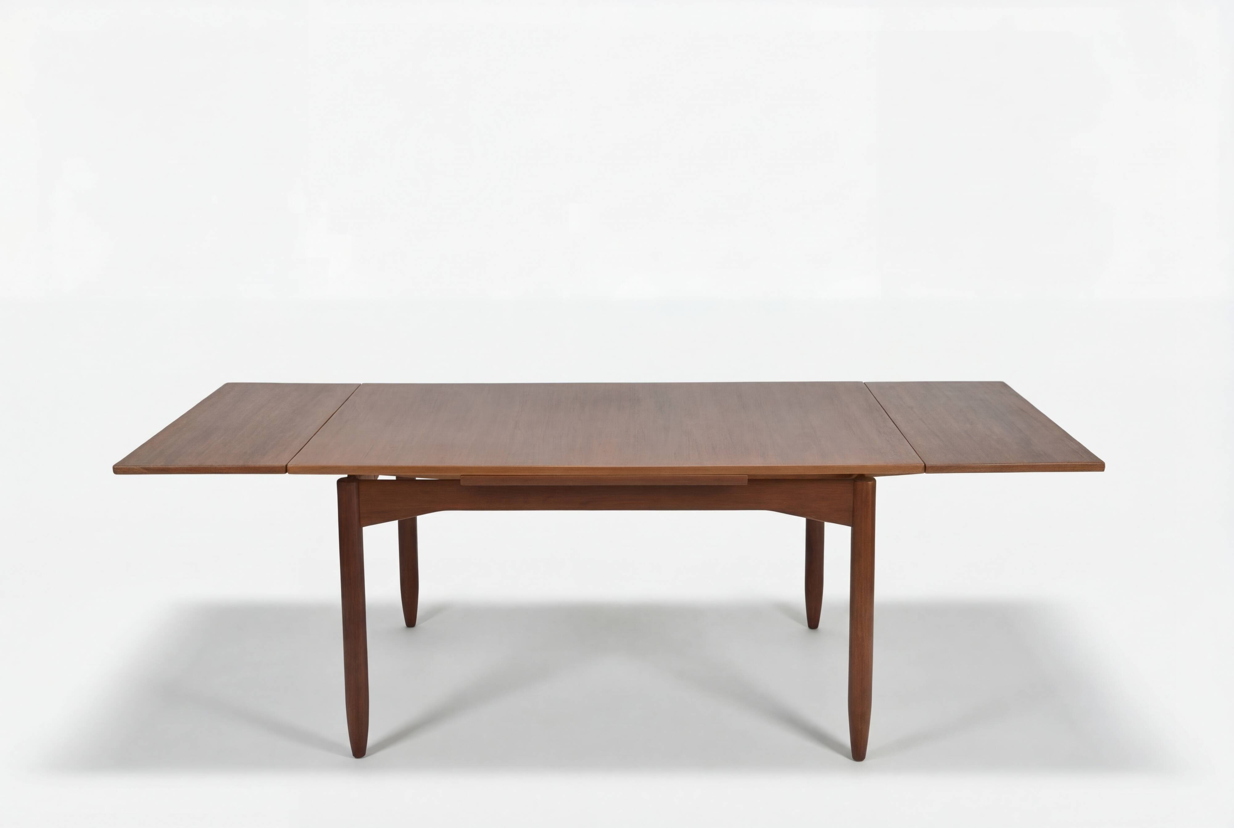 Vintage Scandinavian extendable teak table, 1960s