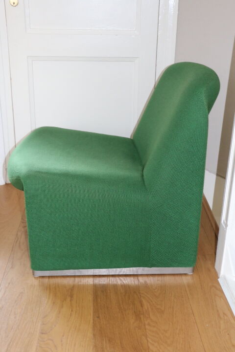 Green Alky lounge chair by  Giancarlo Piretti
