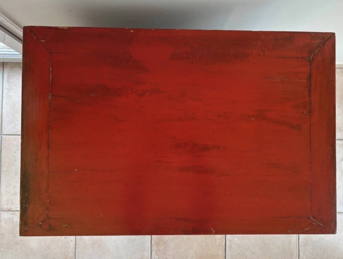 Buffet in solid Asian elm