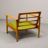 Pair of Beech Wood Ladder Lounge Chairs after Grete Jalk for France and Son
