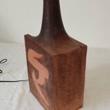 Terracotta lamp from the 70s Roche Bobois