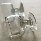 5 bubble glass cups.