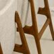 Lot 3 chaises scandinave année 60 en hêtres ref Jack