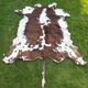 Old large vintage Norman cowhide carpet - Space age 1970
