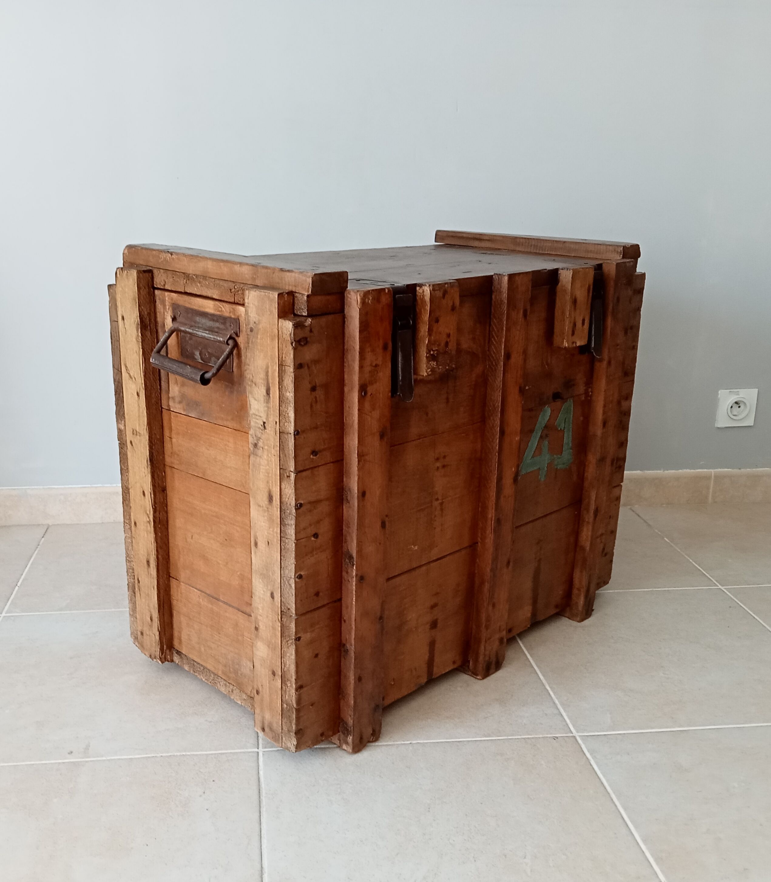 Old military trunk 40/50s