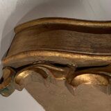 gilded wood console