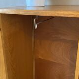 Vintage wicker high sideboard