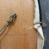 Oil portrait on canvas carved wooden frame