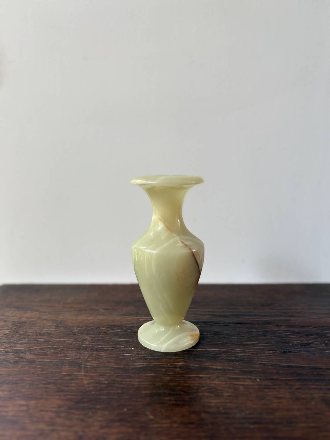 Vintage onyx natural stone vase
