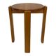 Mid century pinewood stool, 1960s minimalistic design