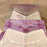 Albano Poli by Poliarte two-tone murano glass wall light, Italy 1970