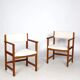 Paire de fauteuils scandinaves années 60