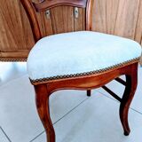 Louis Philippe chair sitting fabric