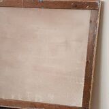 Abstract painting by Maurizio Bini (1940), signed and dated 1972