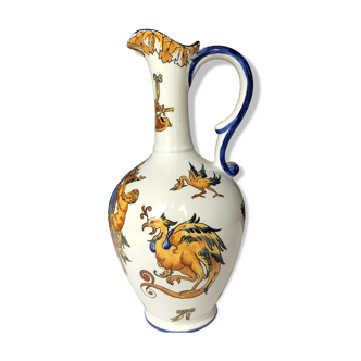 Pitcher in Gien earthenware