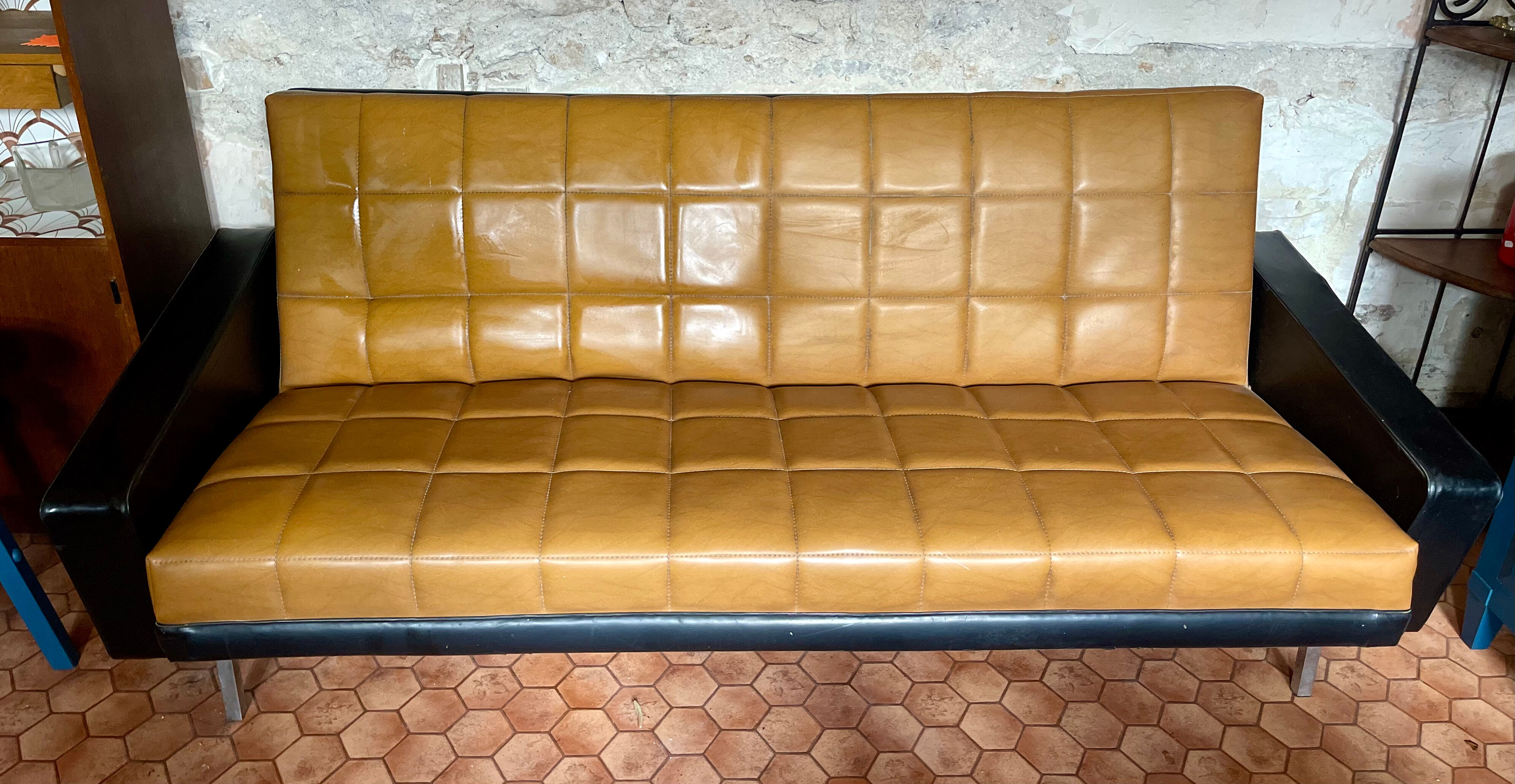 Sofa and two vintage armchairs