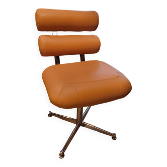 Chaise 1980 cuir
